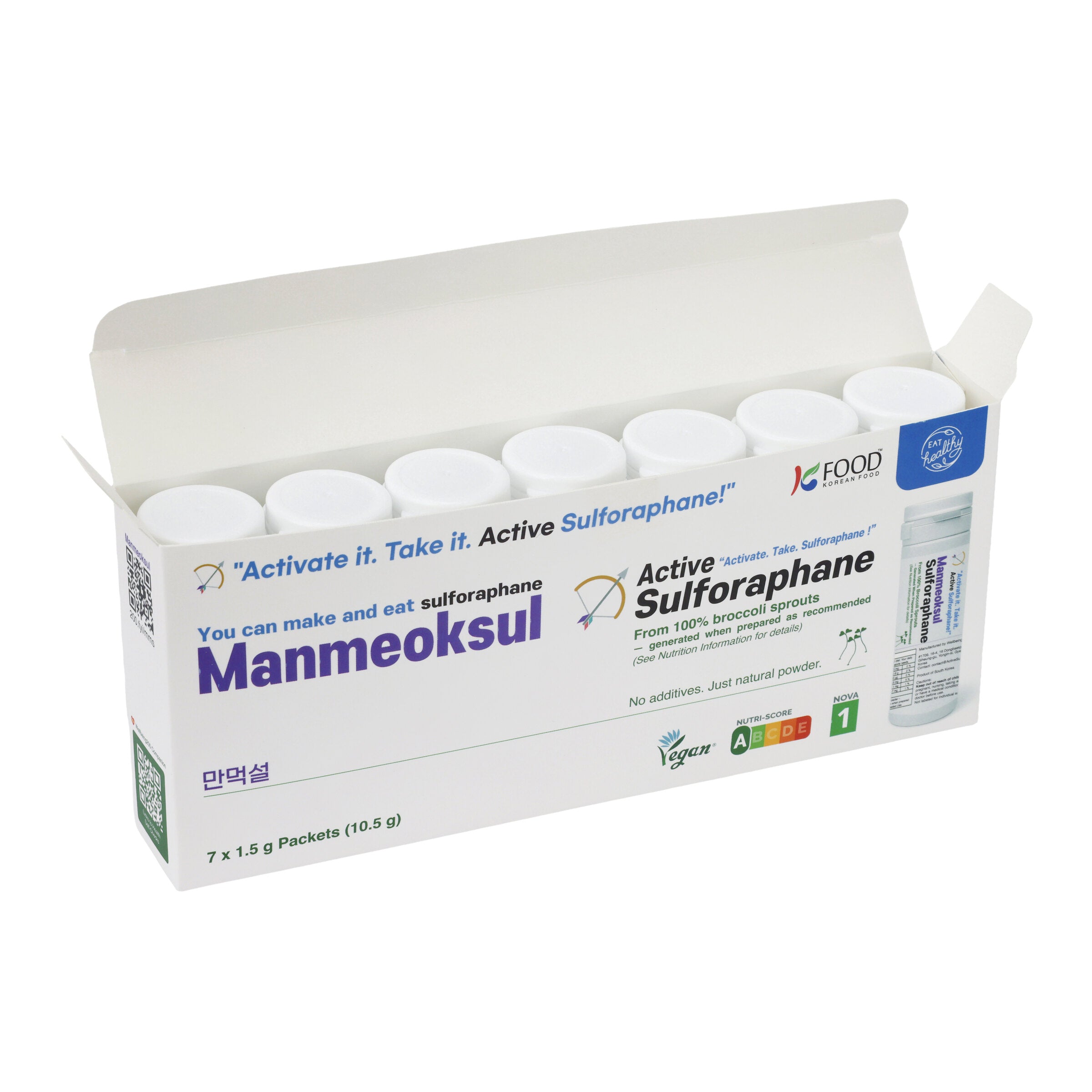 Open Manmeoksul Active Sulforaphane English-language 7-pack box